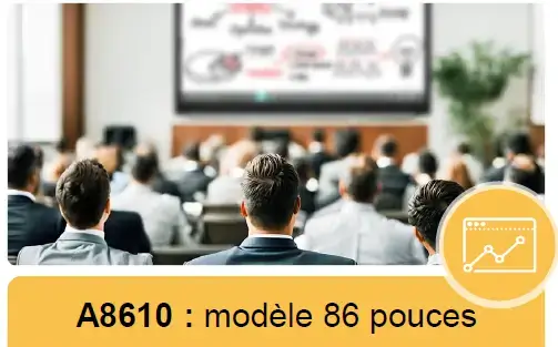 Ricoh A8610 : Modèle 86 pouces